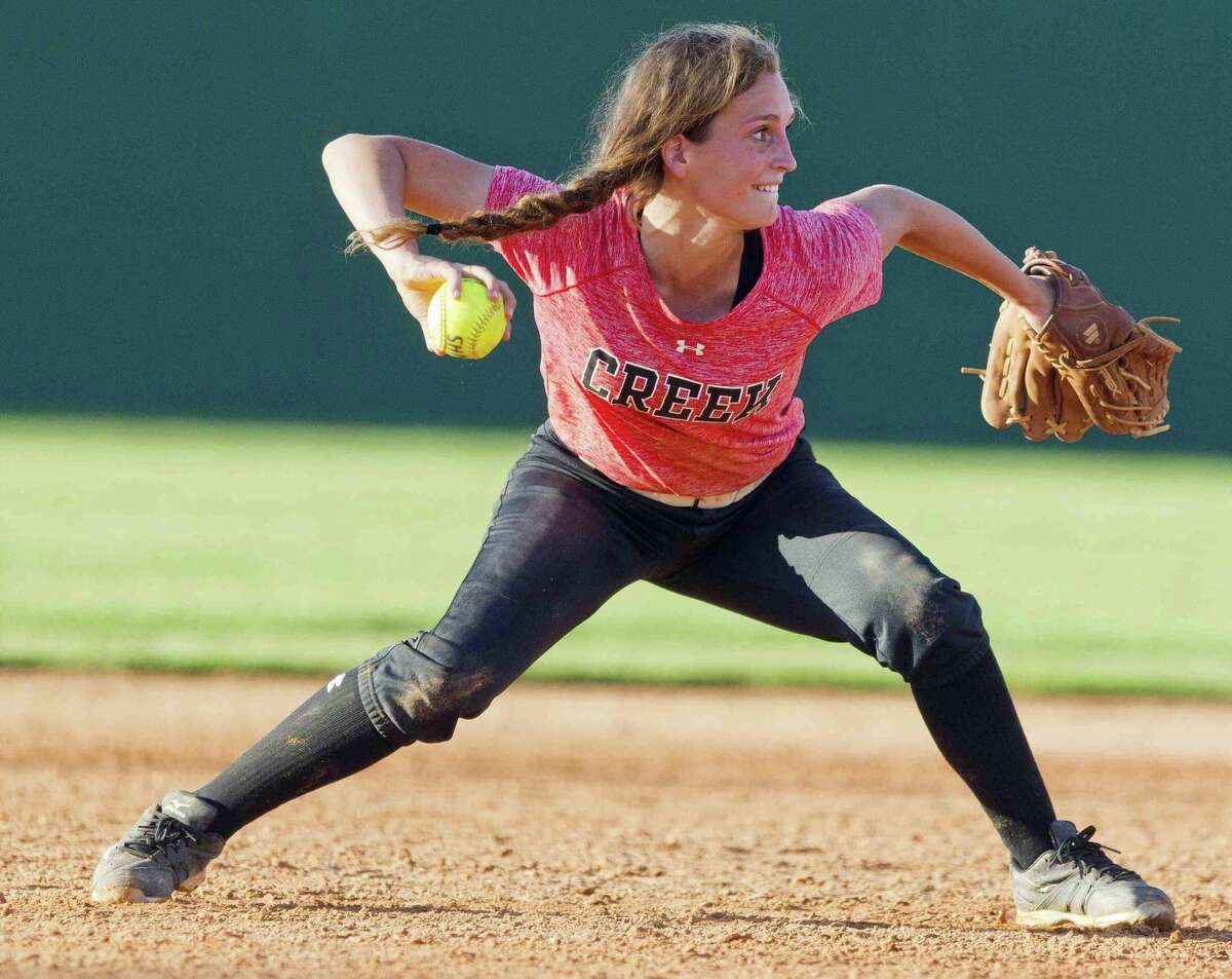 Caney Creek shortstop Kenzie Maynard is one of seven seniors on the 2019 Lady Panthers team.