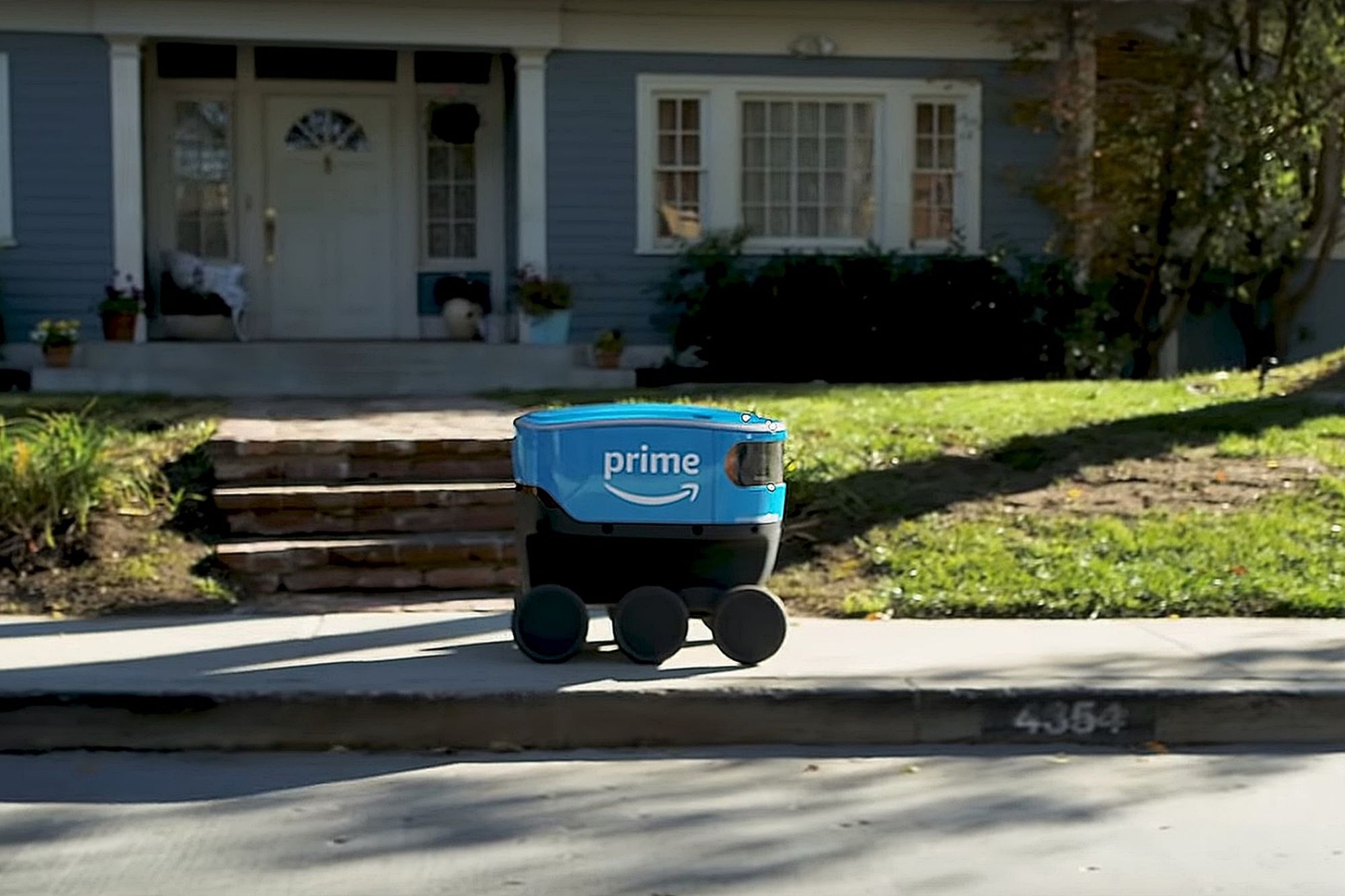 Amazon Stock Rises As The Scout Delivery Robot Is Unveiled