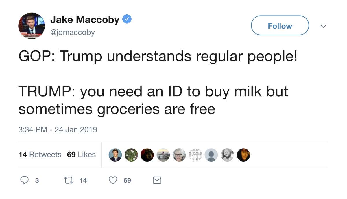 President Donald Trump Does Not Appear To Understand How Grocery Stores ...