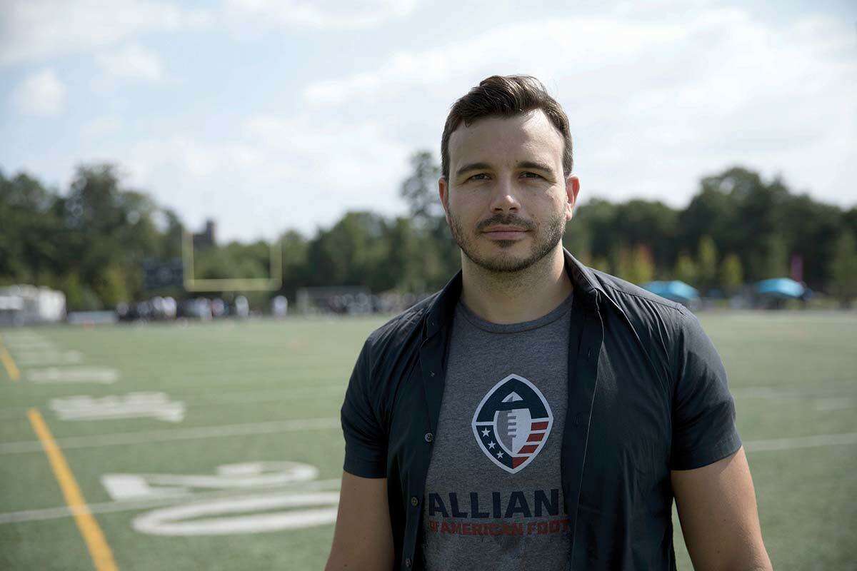 Charlie Ebersol, son of Dick Ebersol, is launching a football league called Alliance of American Football.