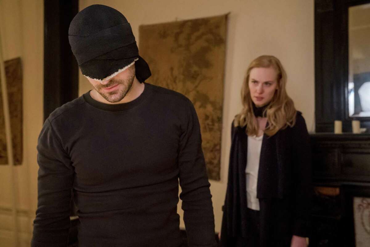 Charlie Cox (left) and Doborah Ann Woll star in the third season of Marvel's "Daredevil" on Netflix. The series was cancelled on Netflix, but Disney has hinted the characters could live on.