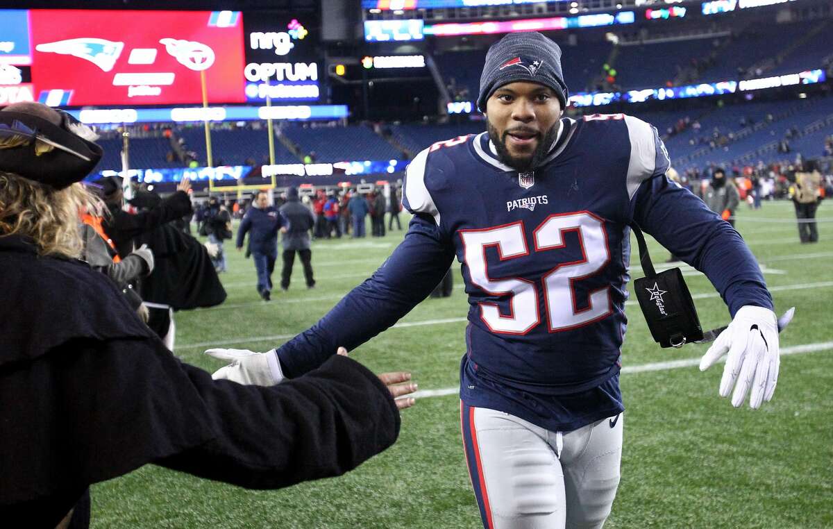 PHOTOS: Houston Cougars in Super Bowl  Former University of Houston player and New England Patriots linebacker Elandon Roberts will make his third straight appearance in Super Bowl LIII against the Los Angeles Rams on Feb. 3 in Atlanta.  (Photo by Jim Rogash/Getty Images) >>>Browse through the gallery for a look at the list of former Cougars to play in the Super Bowl ... 