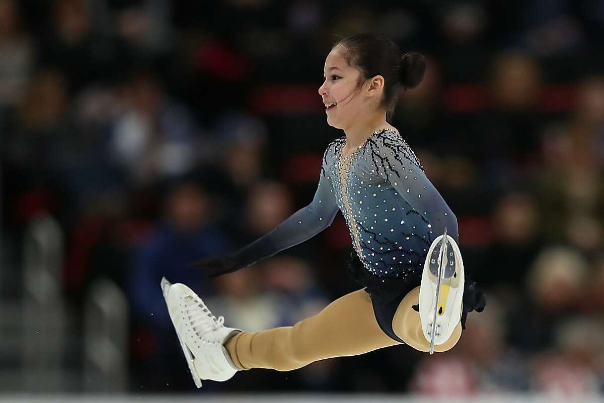 DETROIT, MICHIGAN - JANUARY 25: Alysa Liu competes in the Championship Ladies Free Skate during the 2019 U.S. Figure Skating Championships at Little Caesars Arena on January 25, 2019 in Detroit, Michigan. (Photo by Gregory Shamus/Getty Images)
