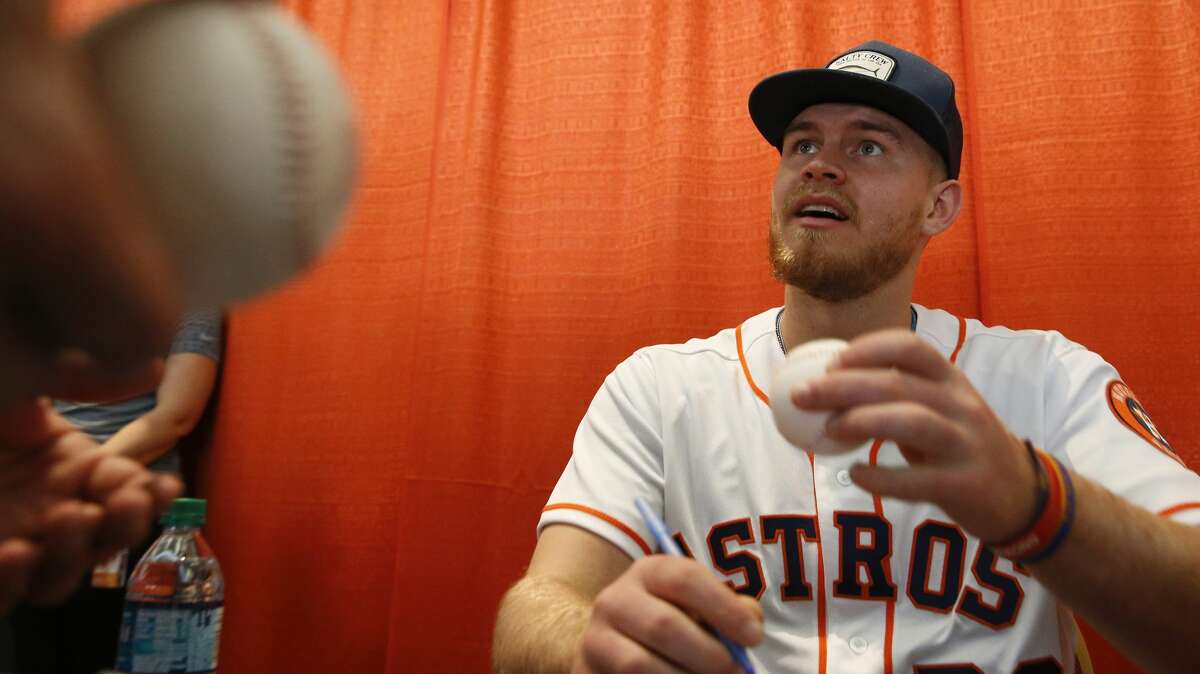 PHOTOS: Astros FanFest Houston Astros outfielder Seth Beer signs autographs at the Astros Fan Fest on Saturday, Jan. 26, 2019, in Houston. Browse through the photos of the 2019 Astros FanFest.