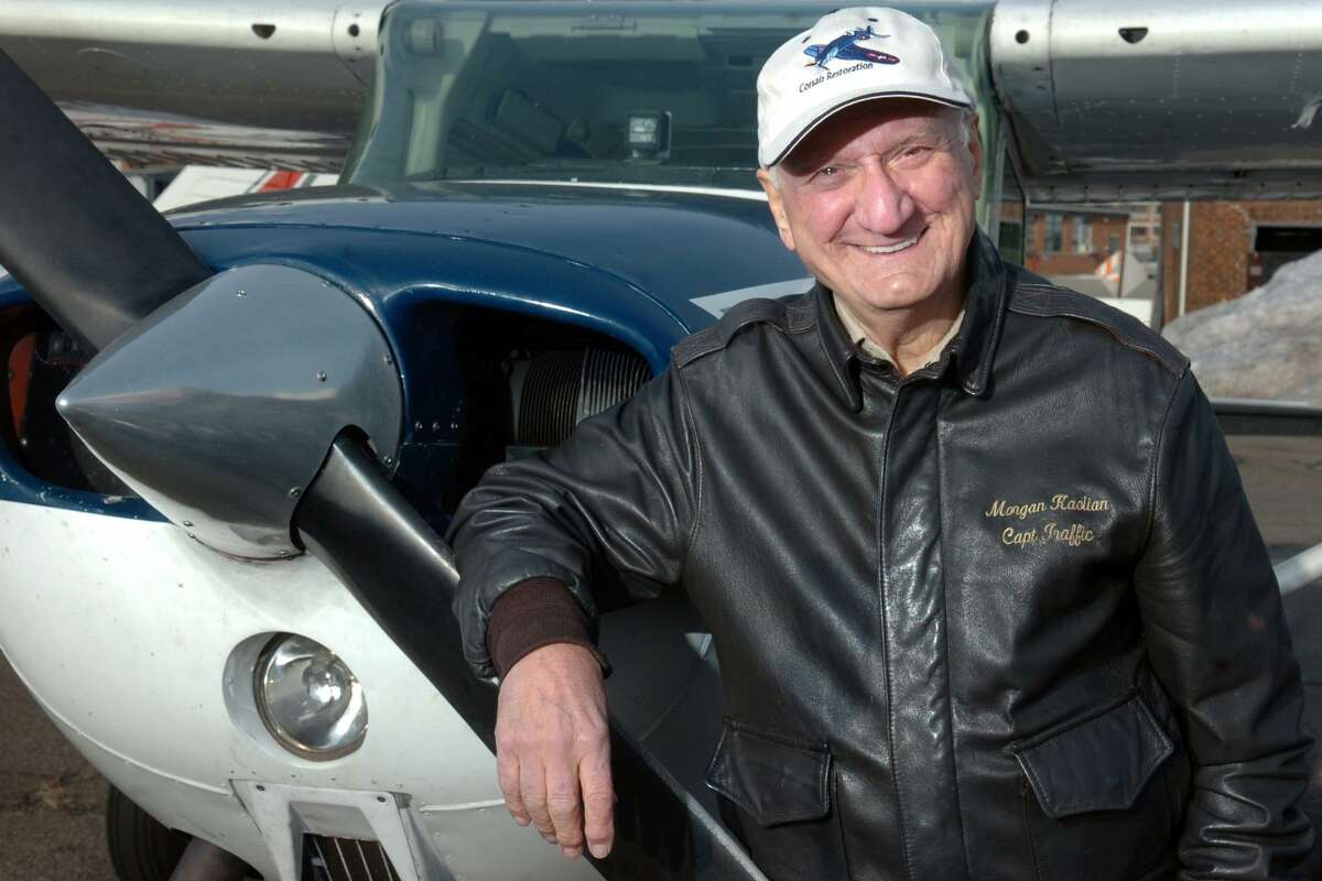Morgan Kaolian, seen here Jan. 6th, 2011, at Sikorsky Memorial Airport, in Stratford, Conn. Kaolian, 90, died Sunday at his home in Stratford after a long illness.