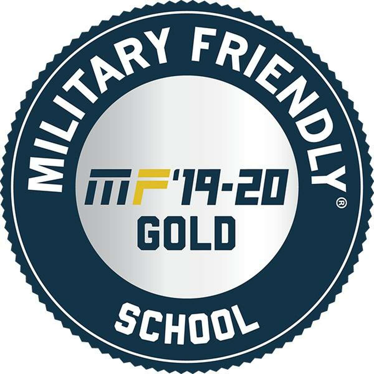 Military Friendly School award for 2019-2020