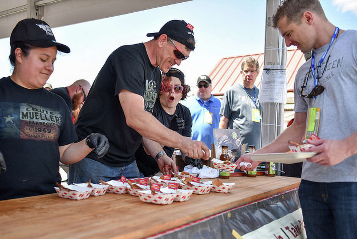 Wayne Mueller, pitmaster/owner of Louie Mueller Barbecue in Taylor, Texas, will participate in the sixth annual Super Beef Sunday at Saint Arnold Brewing Company on Feb. 3.