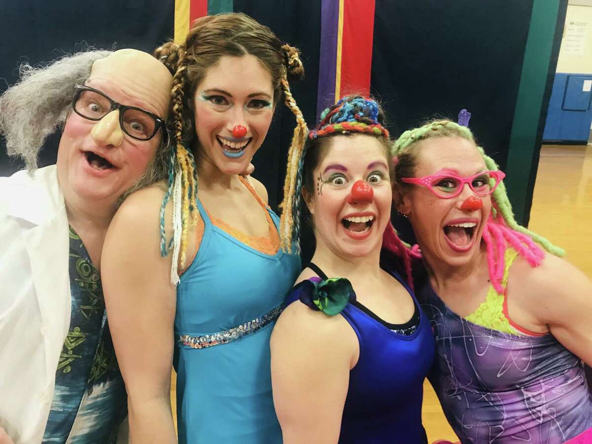 ARTFARM's “Circus for a Fragile Planet” is back with a brand new show, which will be performed Saturday at 2 p.m. and 7 p.m. at Oddfellows Playhouse in Middletown. Above, students rehearse for the performance.