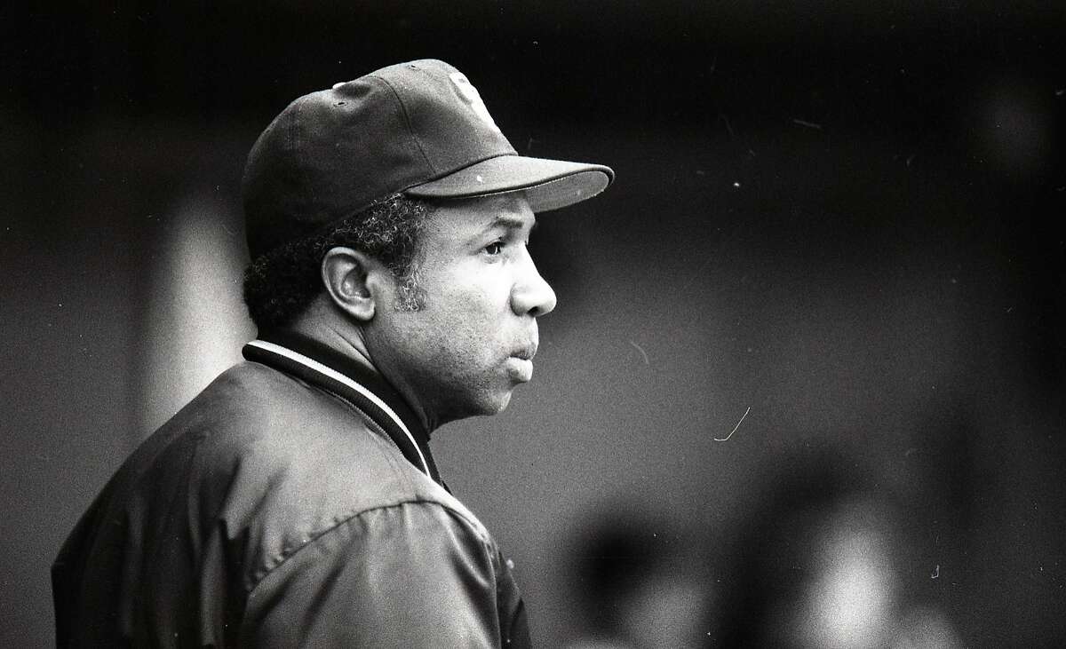 Giants Manager Frank Robinson, June 3, 1983