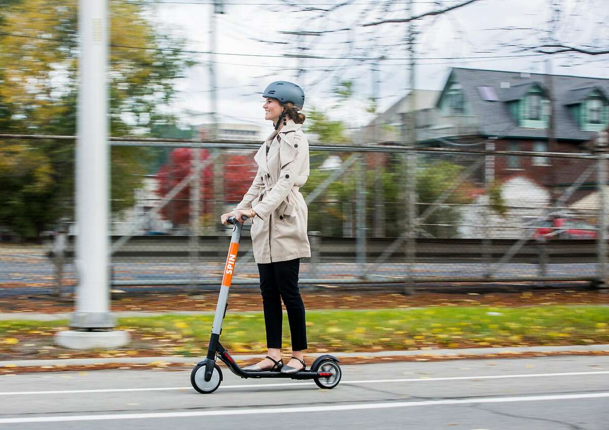 Ford Smart Mobility, LLC acquires Spin, a San Francisco-based electric scooter-sharing company that provides customers an alternative for first- and last-mile transportation. (Ford/TNS)