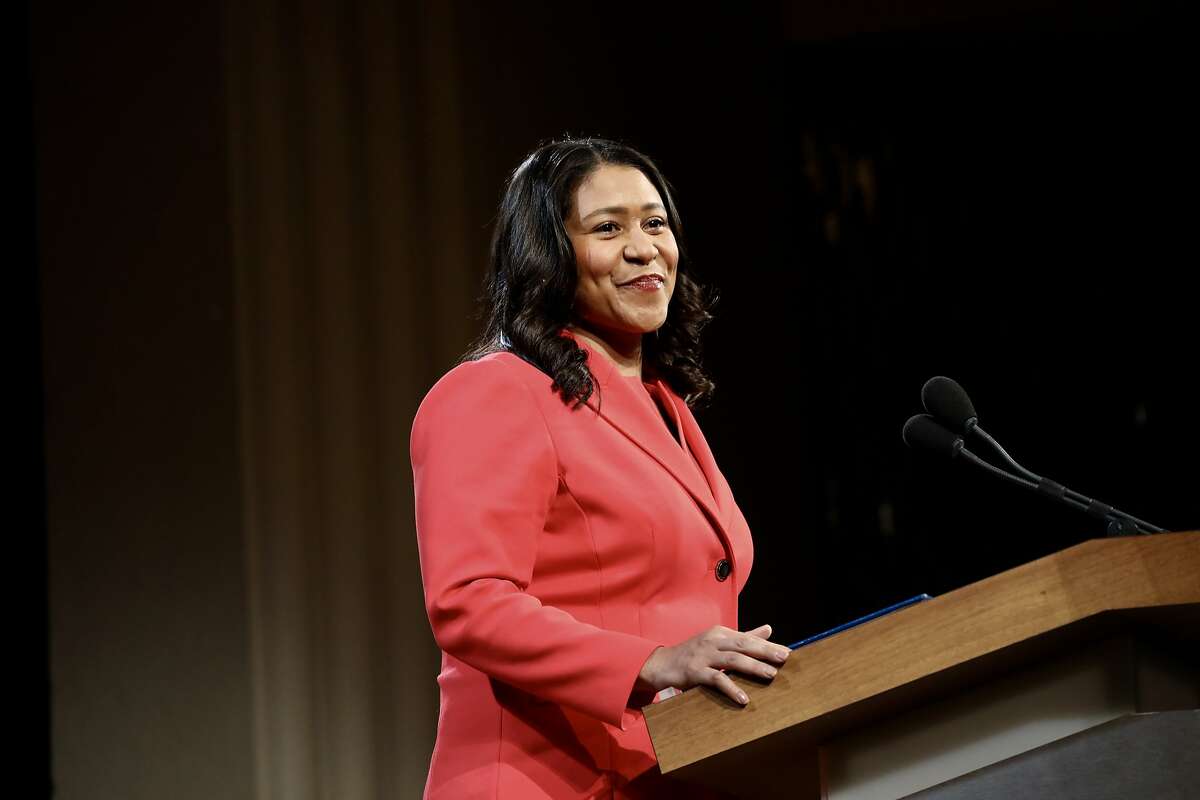San Francisco Mayor London Breed delivers her State of the City address in San Francisco on January 30, 2019.