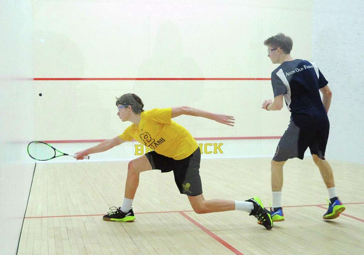 Brunswick’s Nick Spizzirri will compete in the No. 1 spot as the Bruins try to repeat as champions at the U.S. High School Team Squash Championships, which open Friday at Trinity College in Hartford.