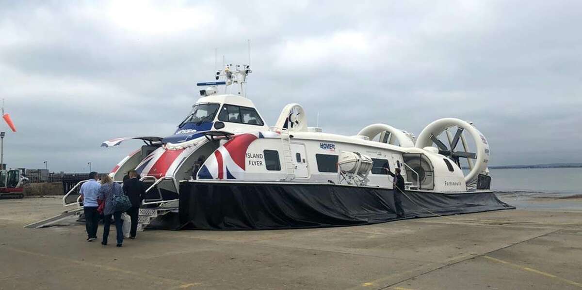 A delegation of Bay Area leaders recently traveled to England to see how hovercrafts might be able to work in the San Francisco Bay.