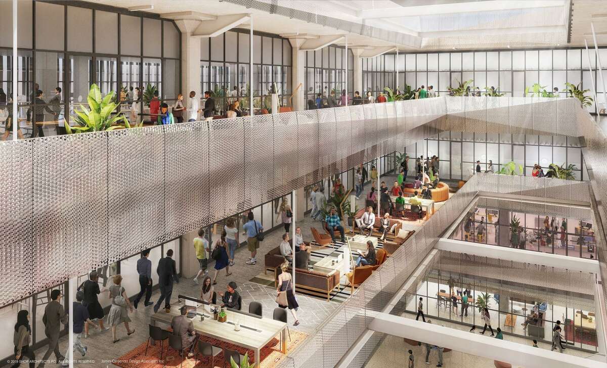 A rendering of the Ion being built at the historic Sears building on Main Street, a project that aims to transform the Midtown property into the centerpiece of what leaders hope will become a thriving innovation district.