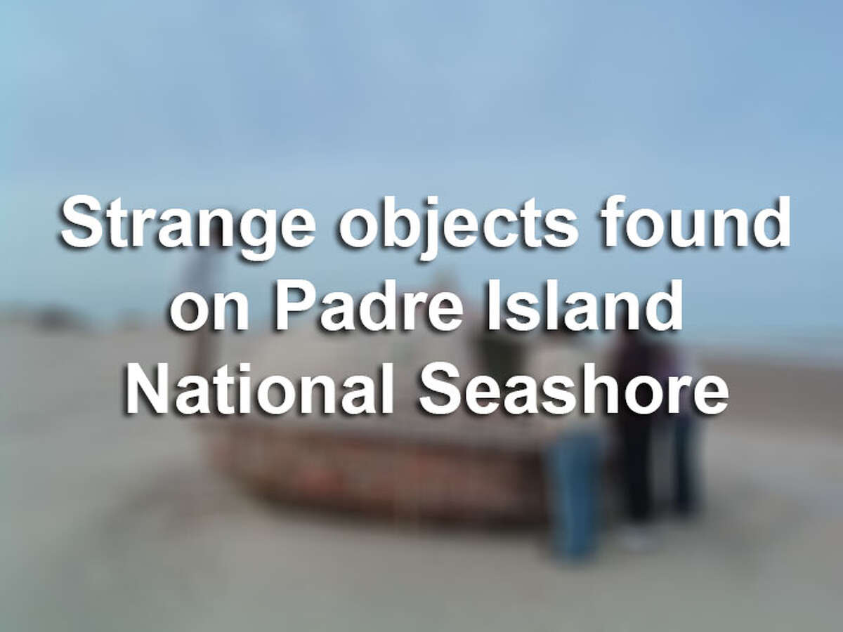 Click through the slideshow to view crazy objects that have washed up on Padre Island National Seashore.