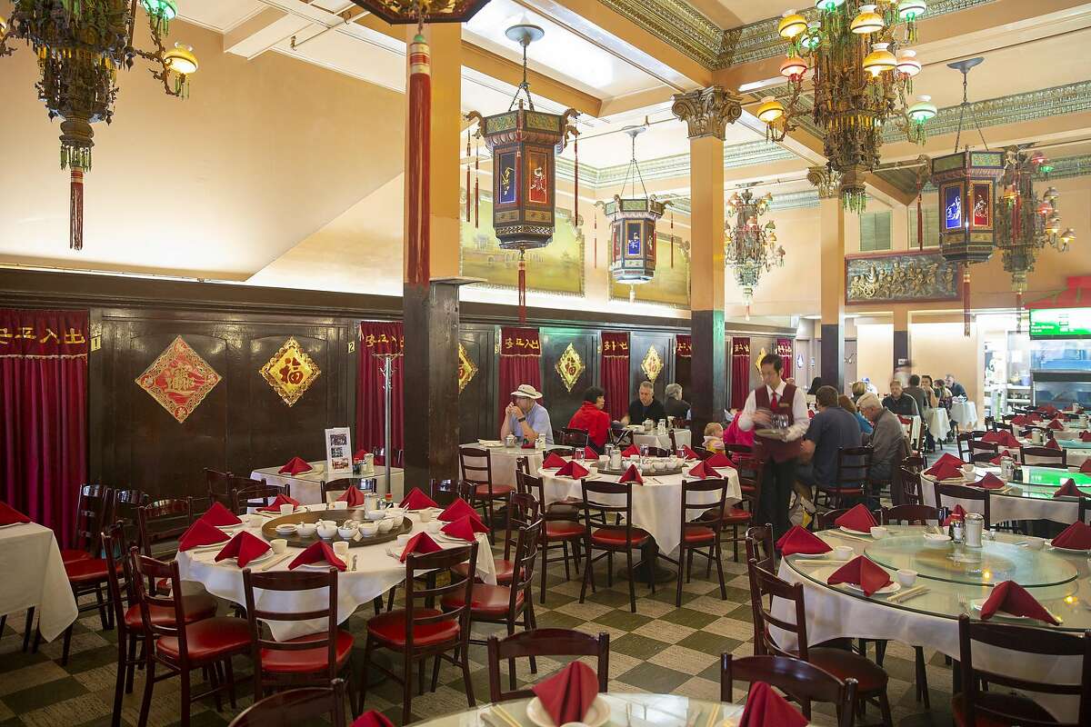 Each chandelier is unique at Far East Cafe, one of San Francisco Chinatown’s last remaining banquet restaurants. It’s slated to close at the end of December.