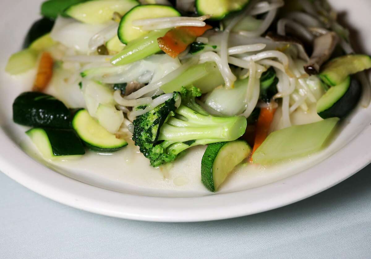 The chop suey dish at Far East Cafe in San Francisco, Calif., on Tuesday, January 22, 2019. The restaurant, which is about to celebrate its 100th anniversary, is located at 631 Grant Ave. It serves classic Chinese American and Cantonese food in an era when immigration is changing and restaurants are specializing in regional cuisines from all over China.