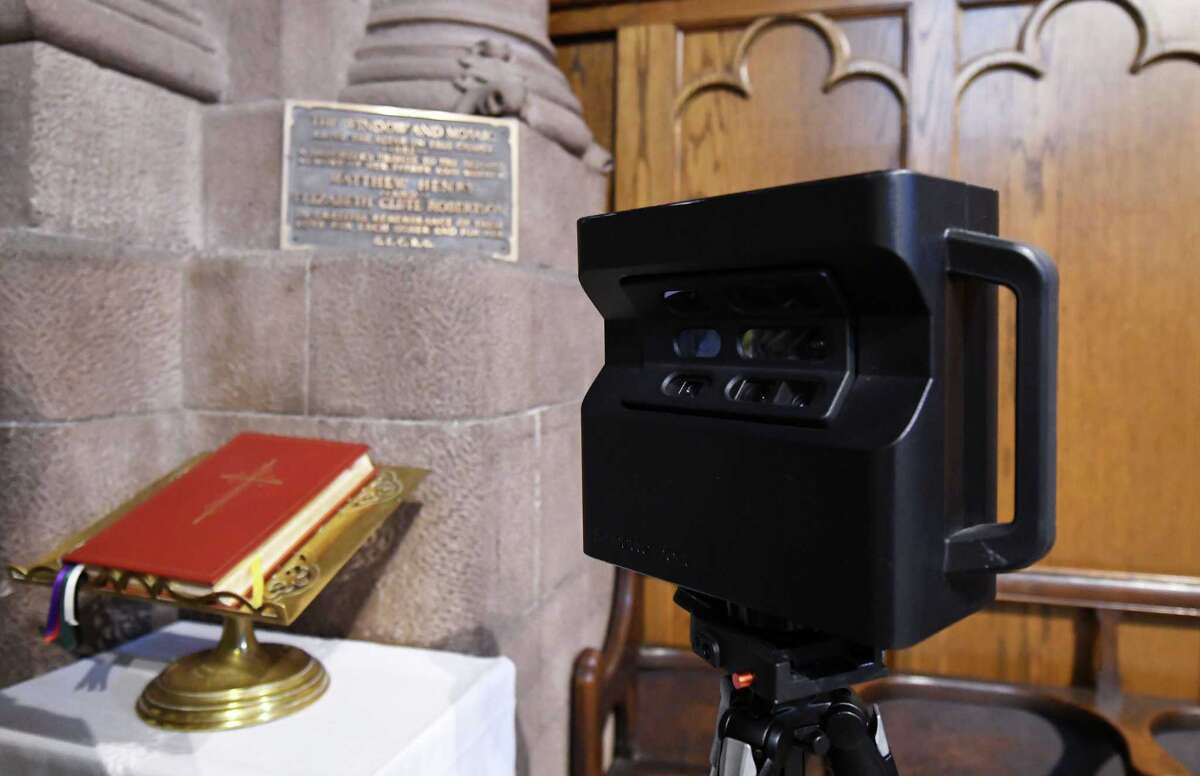 Capturing Albany cathedral in 360degree, 3D virtual reality
