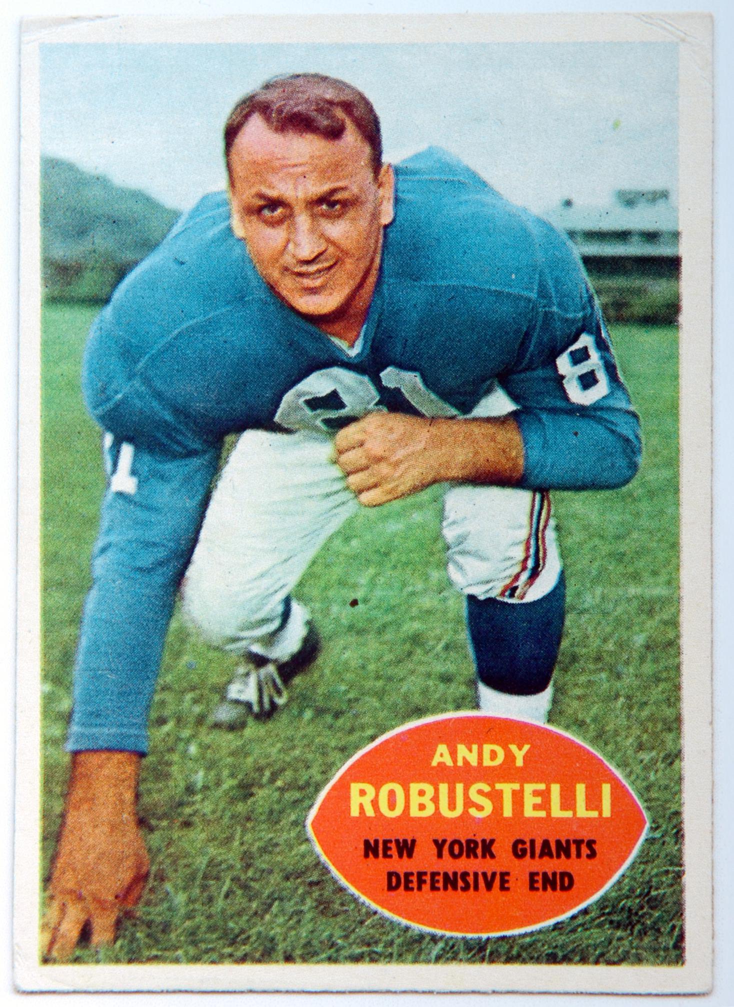 Remembering Andy Robustelli, New York Giants, Los Angeles Rams, defensive  end, National Football League