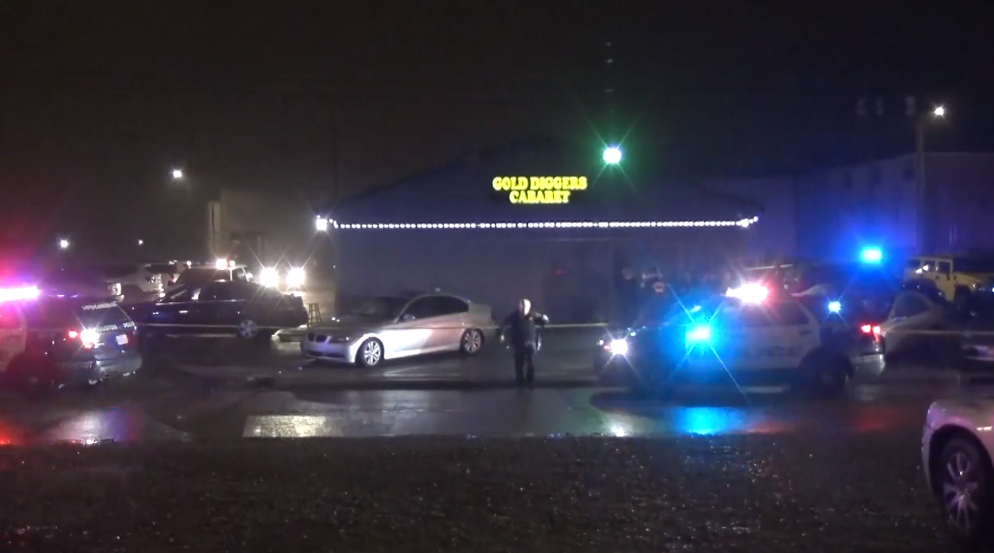 Gold Diggers Cabaret Shooting, Southwest Houston, Two people were  injured, one critically, in a drive-by shooting outside of a southwest  Houston club this morning:  By Chron