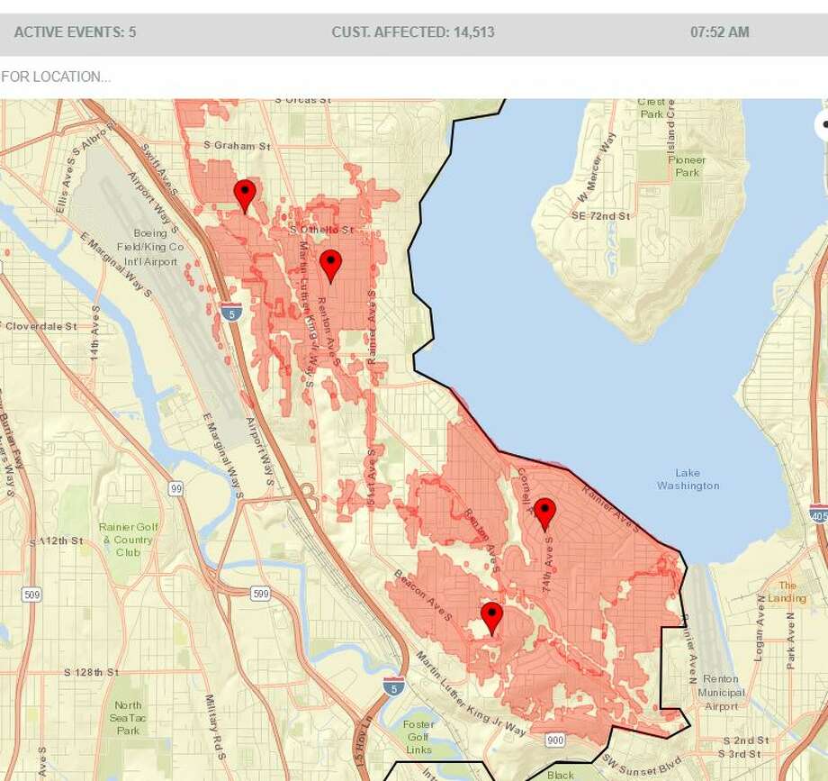 14 000 Lose Power In South Seattle After Tree Branch Falls On