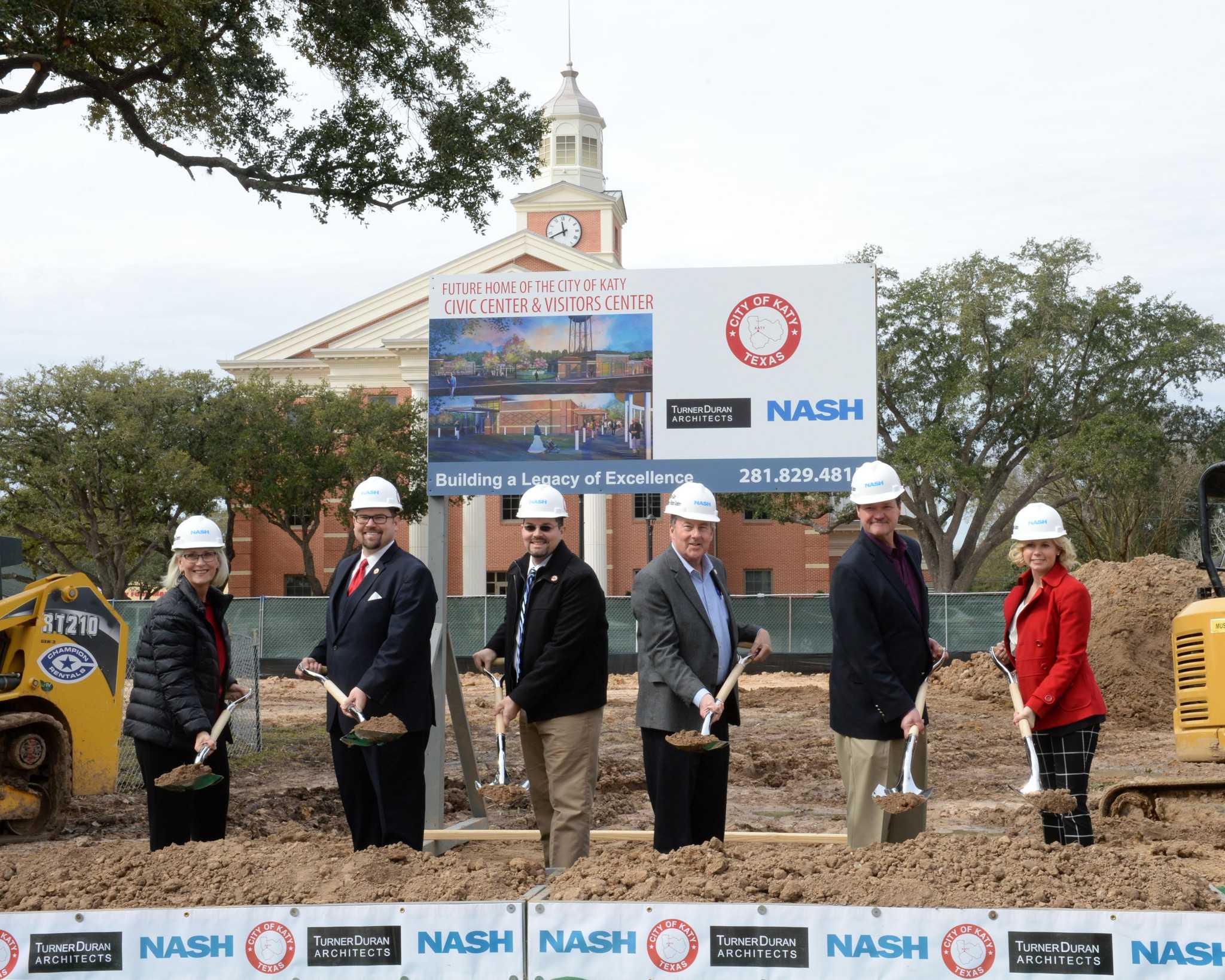 Officials break ground on Katy civic center