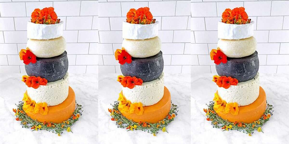 You can get a wedding cake made of five different types of cheese at Costco. Click on the slideshow ahead to see other wedding cake alternatives >>>