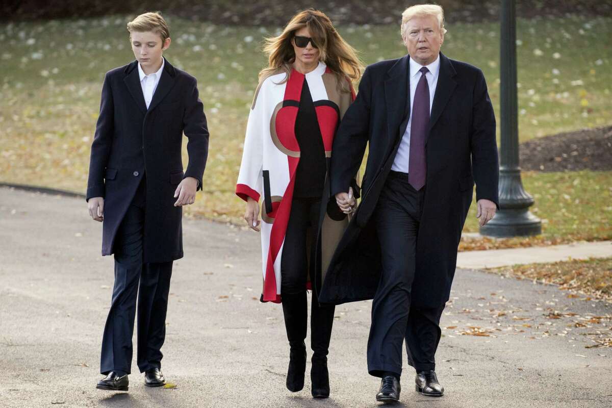 Trump I Would Have A Hard Time Letting Son Barron Play Dangerous