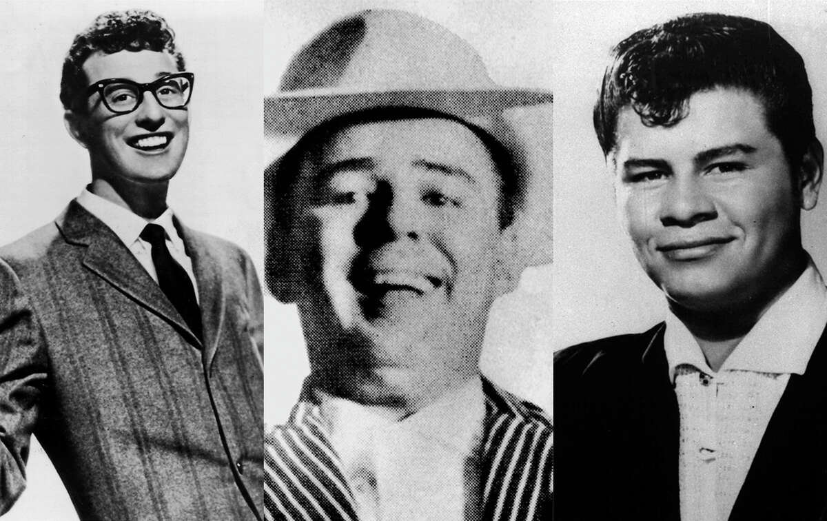 Buddy Holly, The Big Bopper and Ritchie Valens were killed in a plane crash in an Iowa cornfield in Feb. 3, 1959.