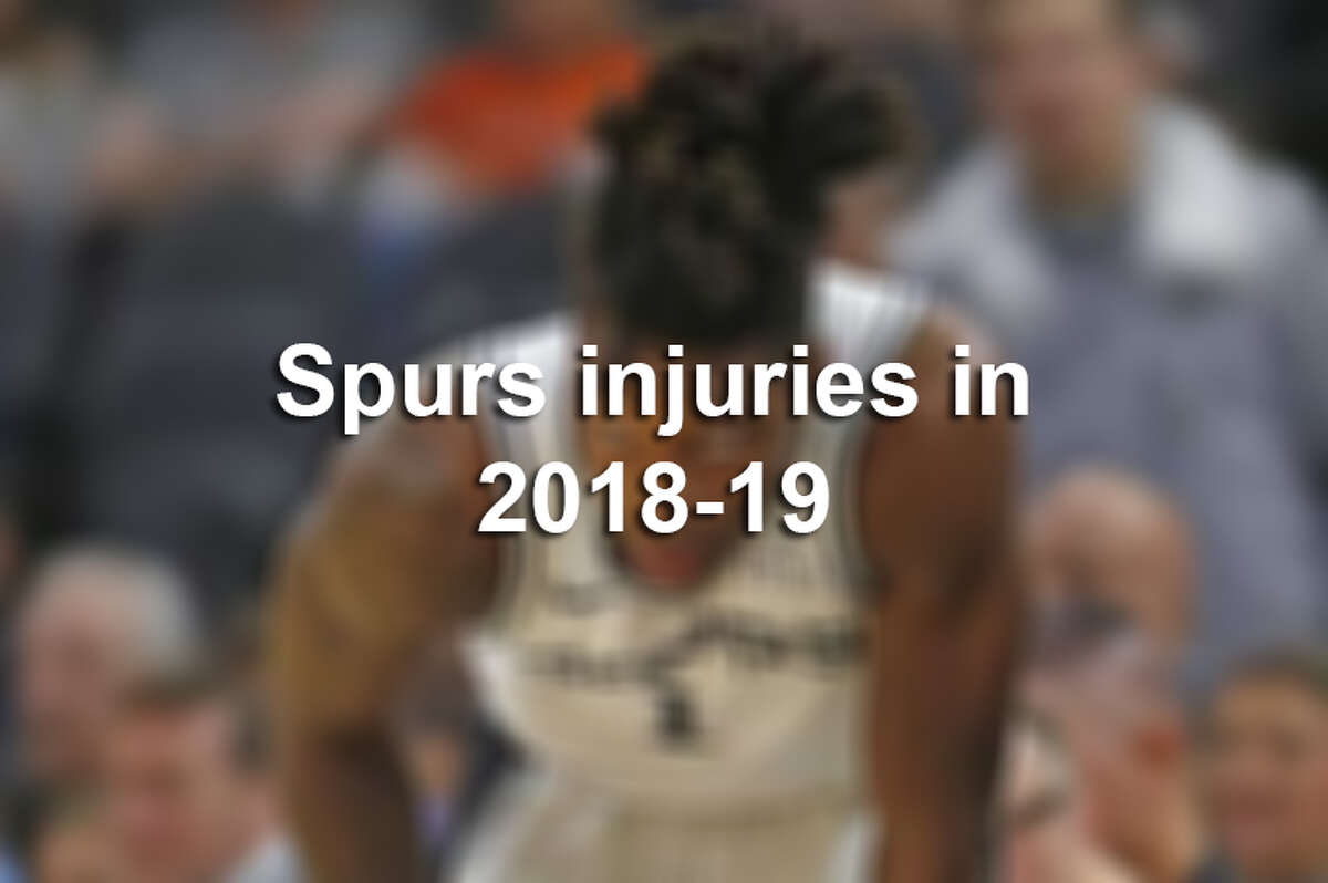 Spurs injuries in 2018-2019.