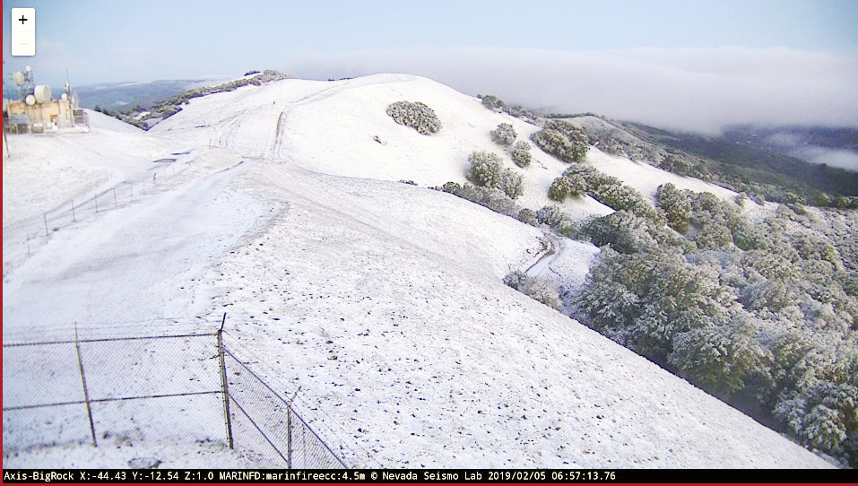 Here's where snowfall has been confirmed around the Bay Area (and there