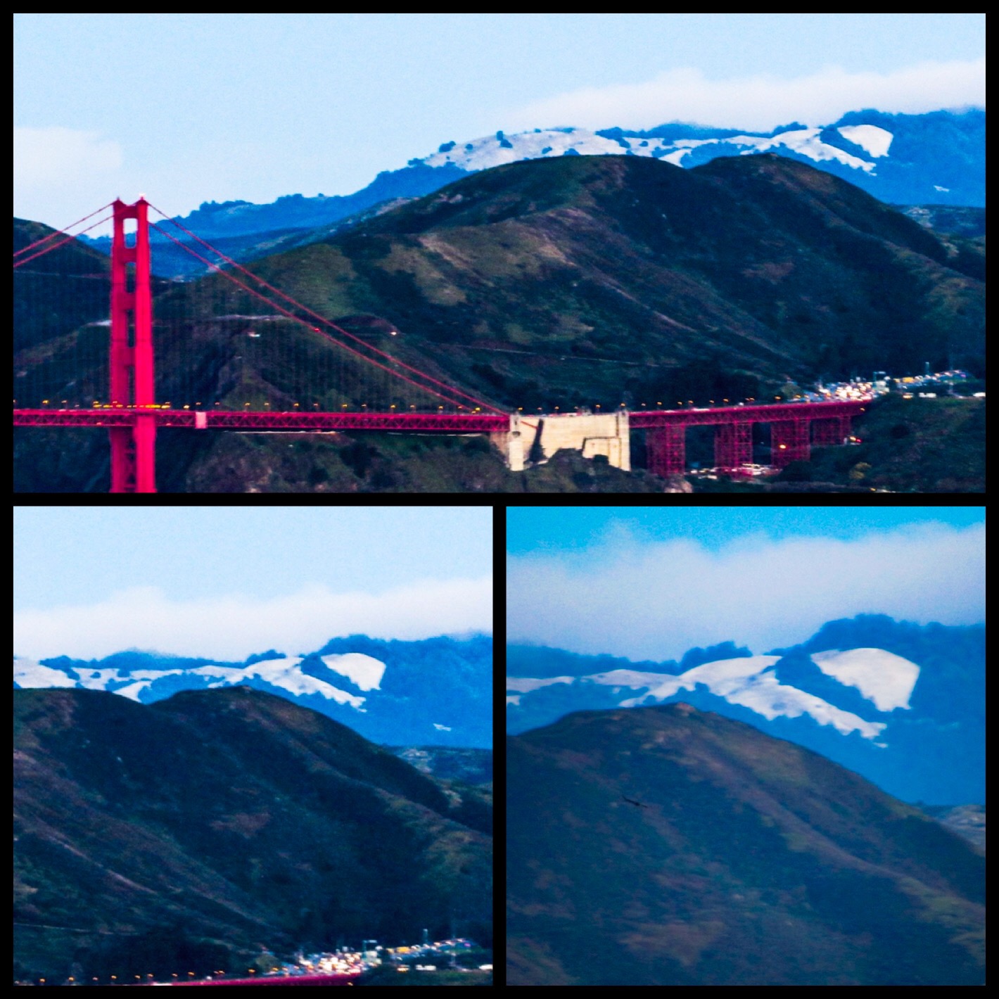 Photos Bay Area stuns with snowcovered hillsides after unusually cold