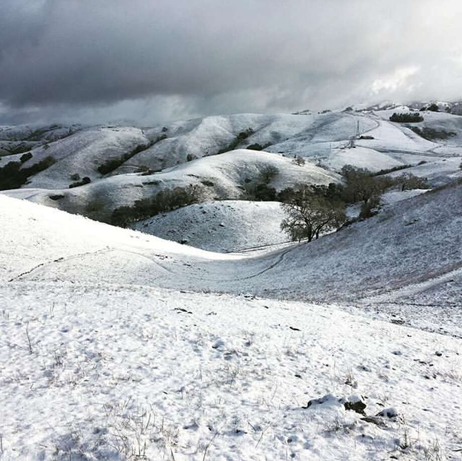 Bay Area mountains got as much as 6 inches of snow Tuesday SFGate
