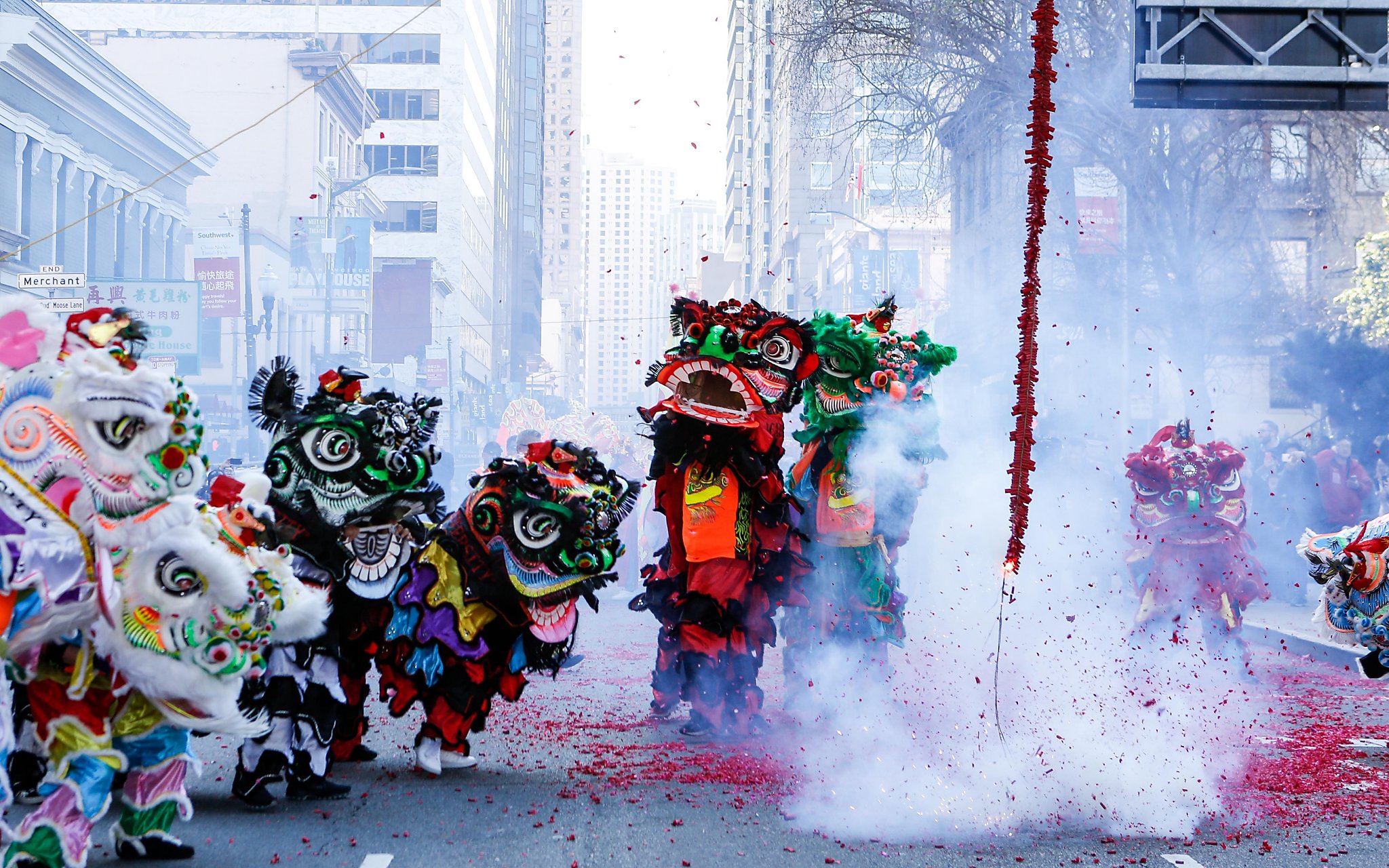 Piglets, firecrackers and dance: SF's Chinatown rings in Lunar New