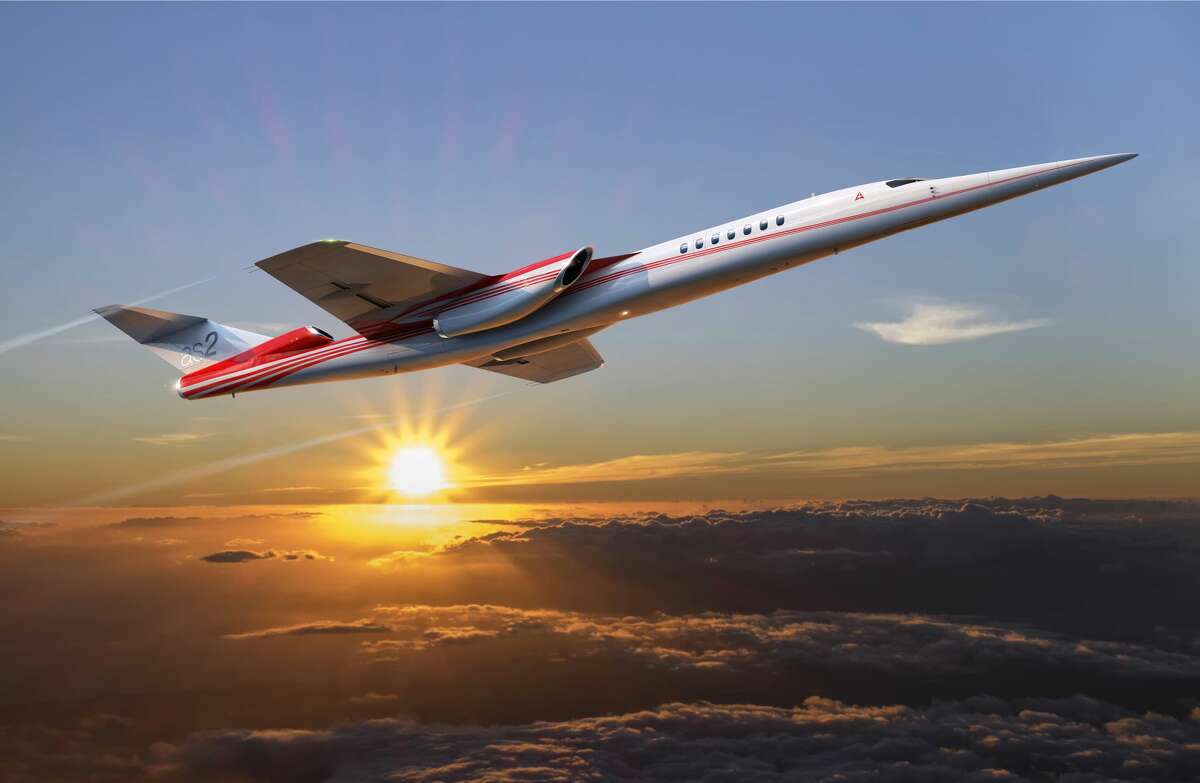 A rendering of the Aerion AS2 supersonic business jet. Keep clicking to see 100 years of Boeing aircraft...