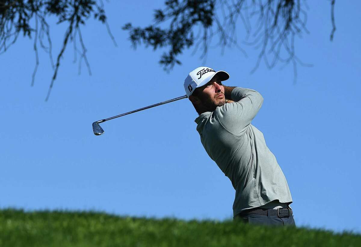 SAN DIEGO, CA - JANUARY 27: Max Homa plays his shot on the third hole during the second round of the Farmers Insurance Open at Torrey Pines South on January 27, 2017 in San Diego, California. (Photo by Donald Miralle/Getty Images)