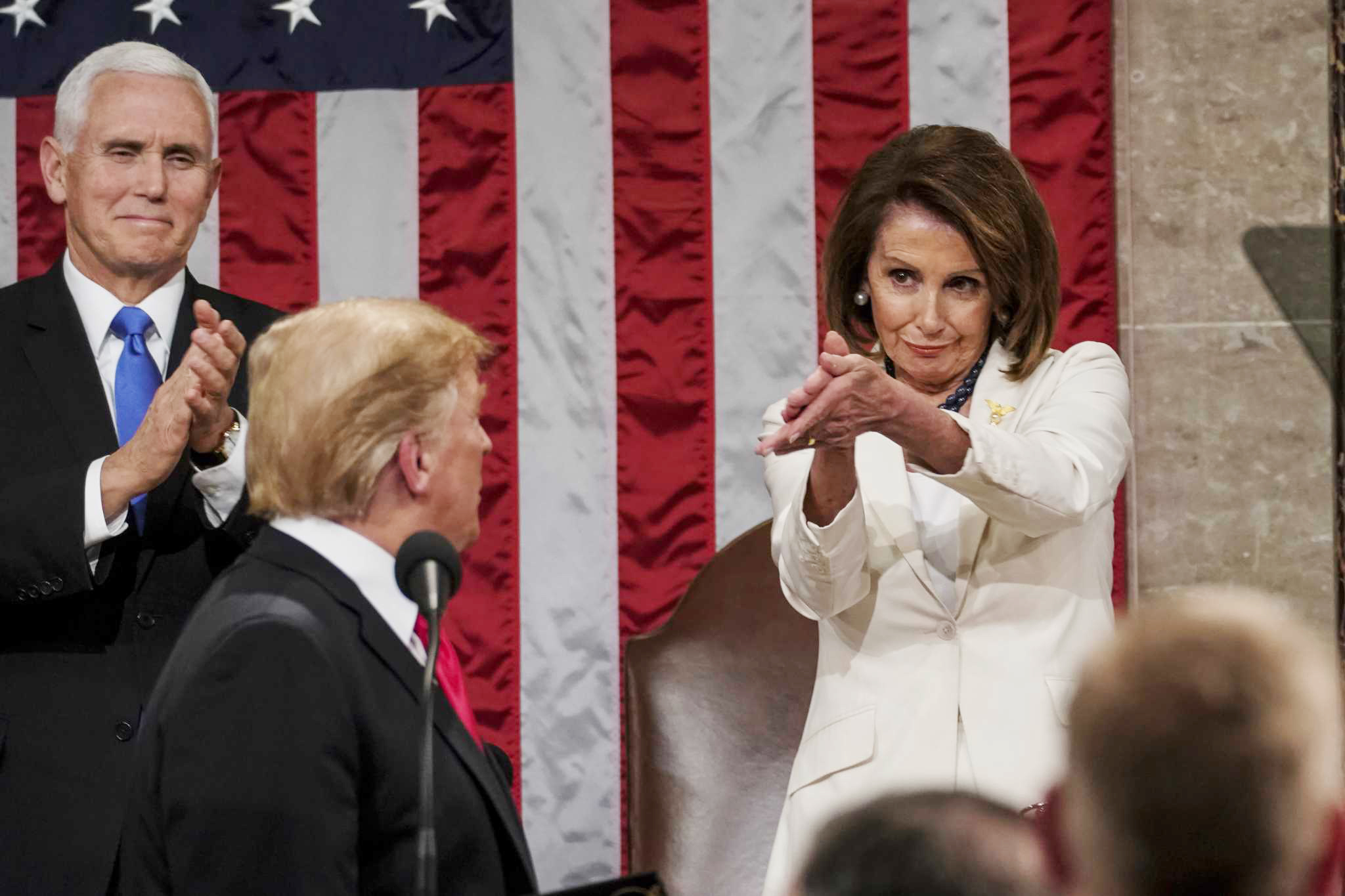 Opinion The Exquisite Rudeness Of Nancy Pelosi S Clap At The State Of The Union Greenwichtime