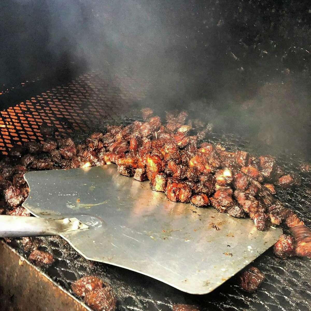 Listen Brett's Barbecue Shop has Katy all fired up