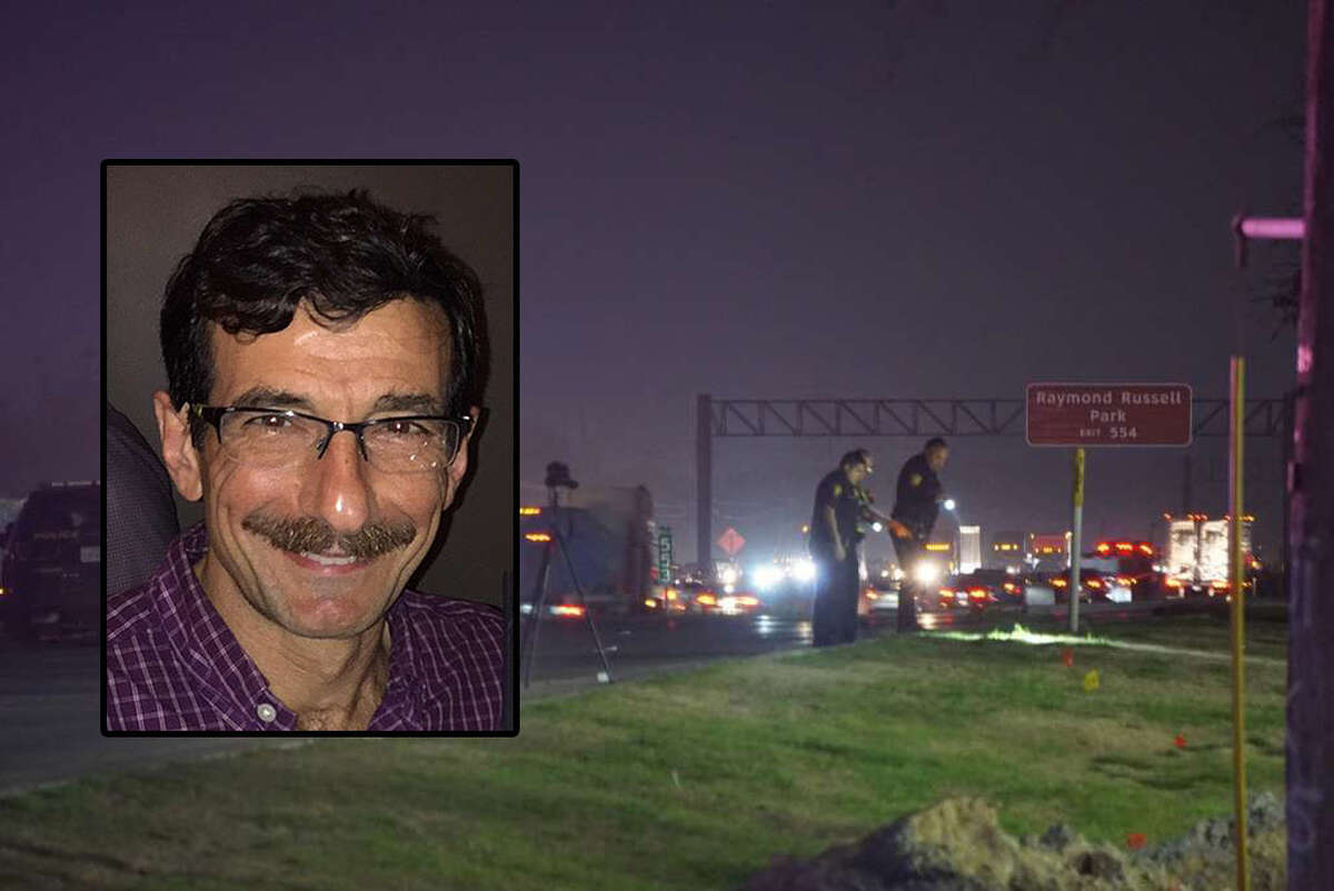 Naji Tanios Kayruz, 58, was killed after he was struck by a white SUV on the access road in the 21000 block of Interstate 10 West near Milsa Drive, Monday, Feb. 4, 2019.