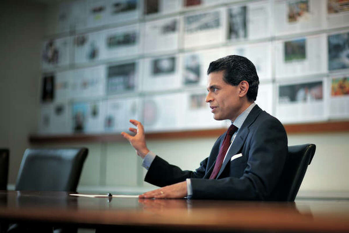 Newsweek International editor Fareed Zakaria at the Newsweek offices in New York City in 2009.