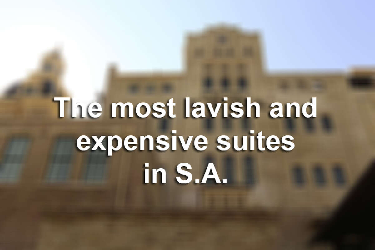 The most lavish and expensive hotel suites in San Antonio.