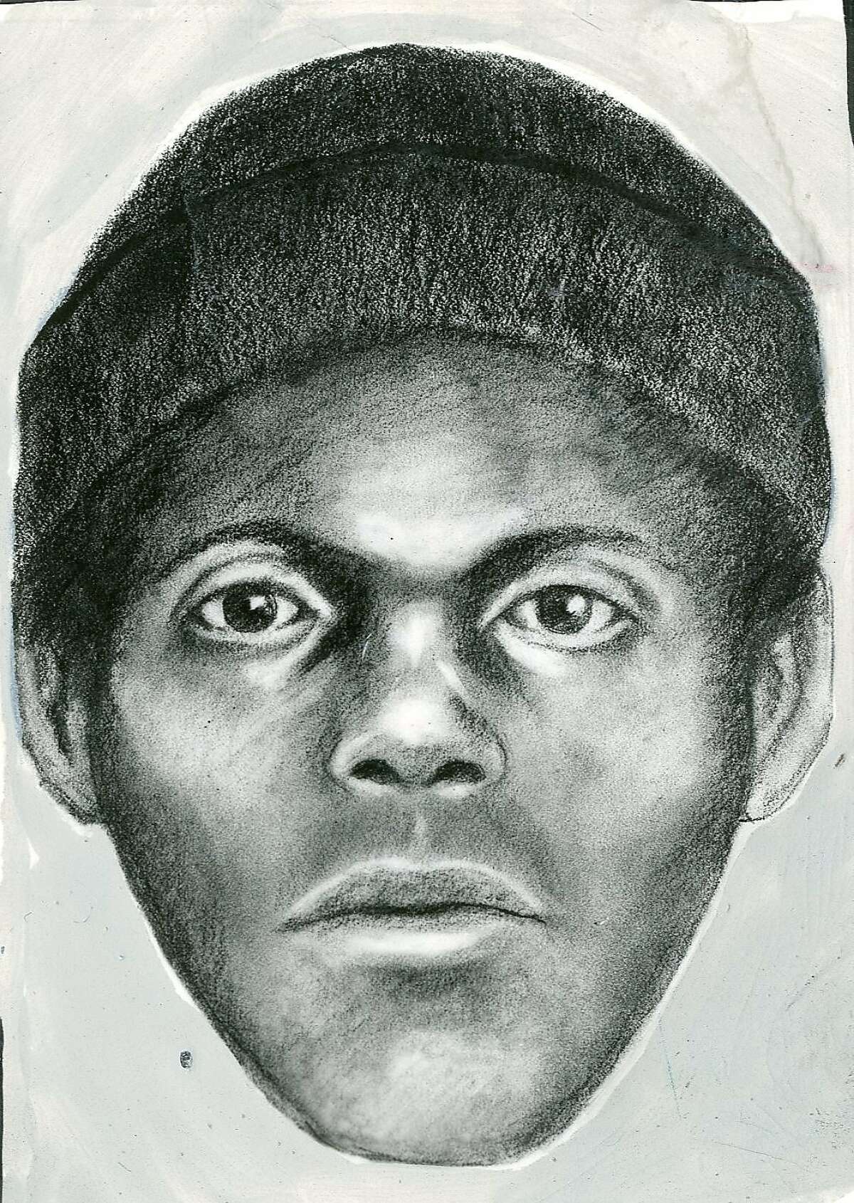 This sketch of a man, nicknamed the Doodlerwho is suspected of committing 6 murders with the victims being gay men during 1974-75. Photo ran 01/20/1976
