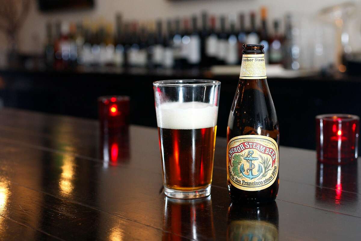Anchor Steam Beer. Radius is a happening restaurant located on Folsom and Seventh St.