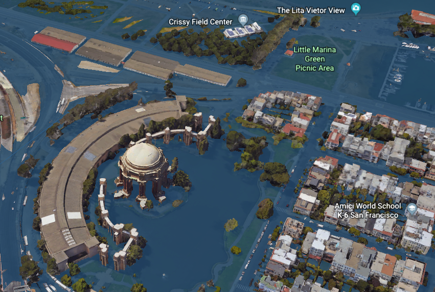 Photos: San Francisco Landmarks Could Be Underwater by 2100