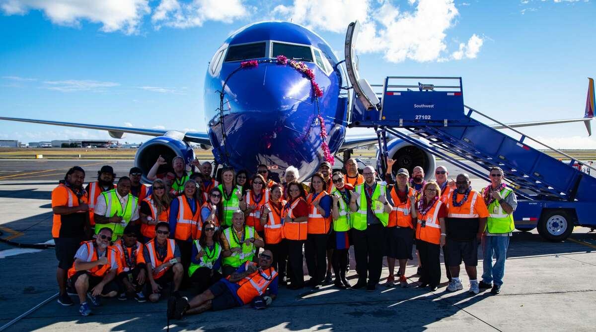 Images from Southwest Airlines Validation flight to Hawaii