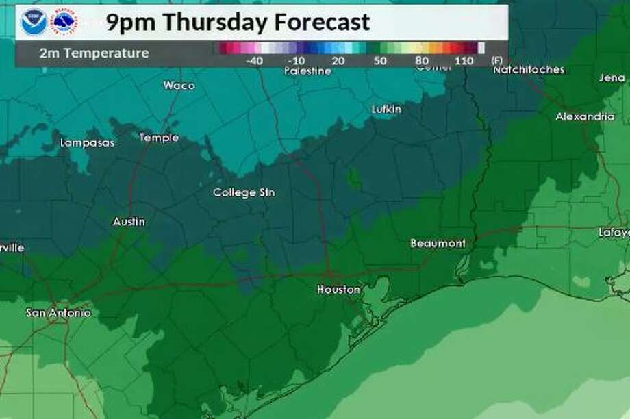 Cold front coming through Houston tonight Houston Chronicle