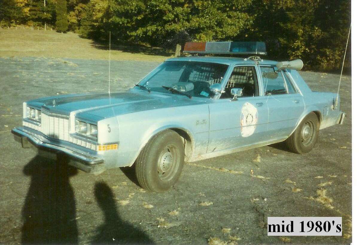 Patrol cars of the Bethel PD through the years