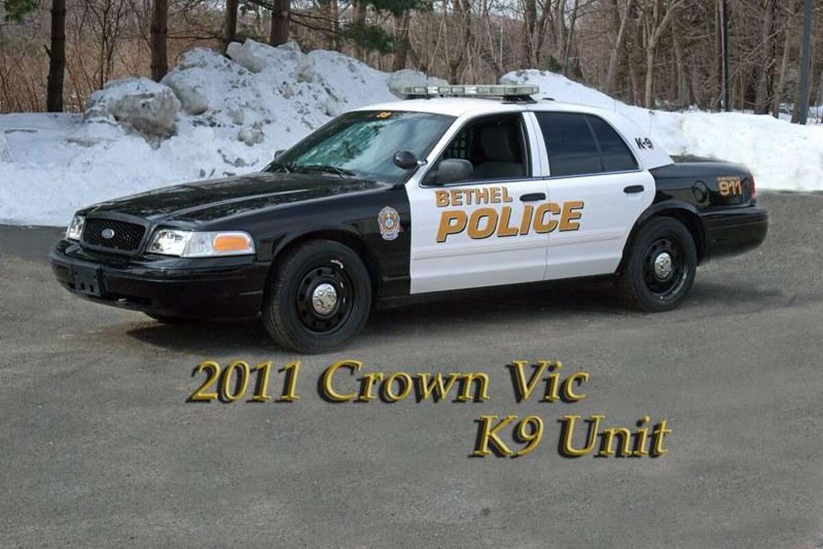 Patrol cars of the Bethel PD through the years