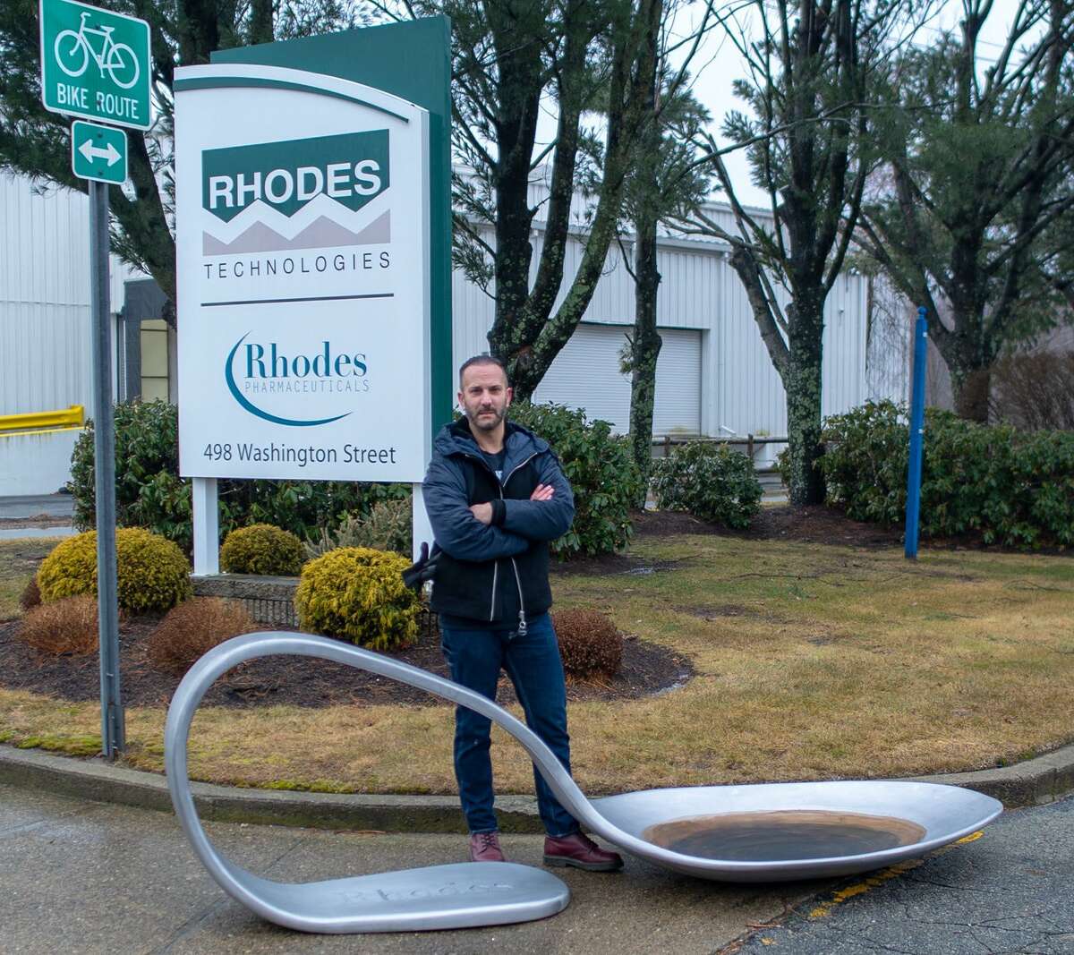 Purdue Pharma spoonsculpture protest reprised in R.I.