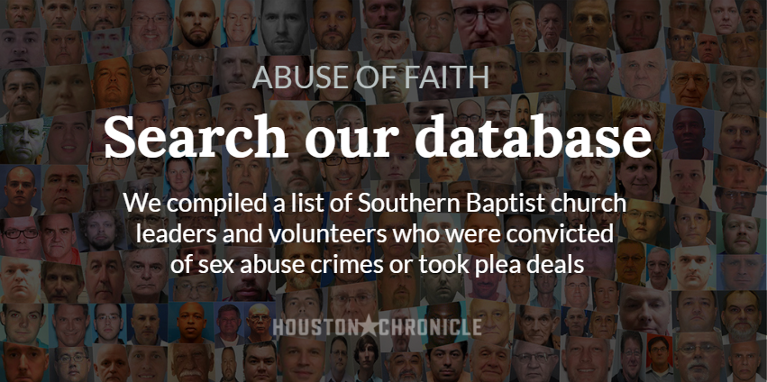 Abuse of Faith: Search our database